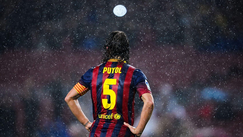 Carles Puyol Lluvia 3840 x 2160 Ultra fondo de pantalla