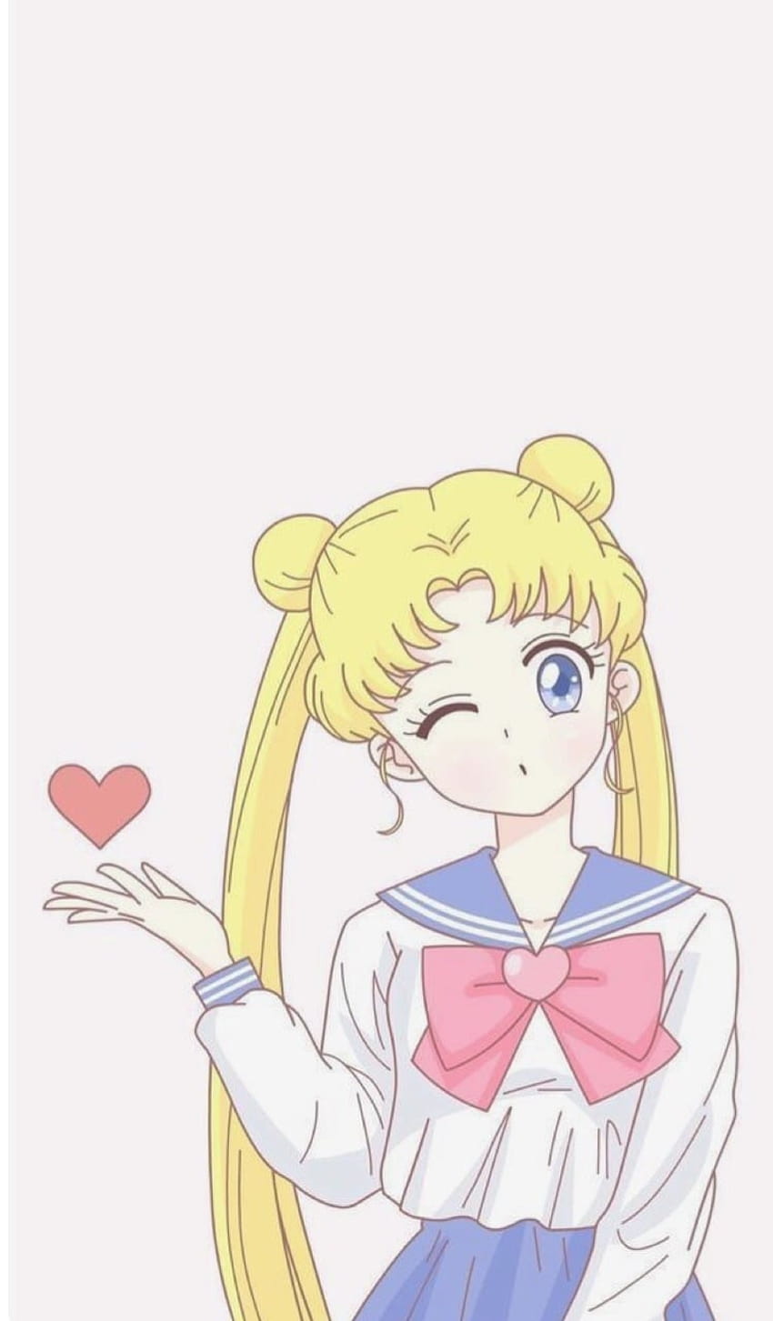 Latar belakang Sailor Moon ini dapat mengubah ponsel apa pun dari eh menjadi LUCU !, bulan pelaut galaksi kawaii wallpaper ponsel HD