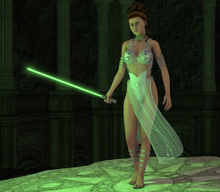 Mara Jade Skywalker by foxtrot76 Poser Science Fiction HD wallpaper