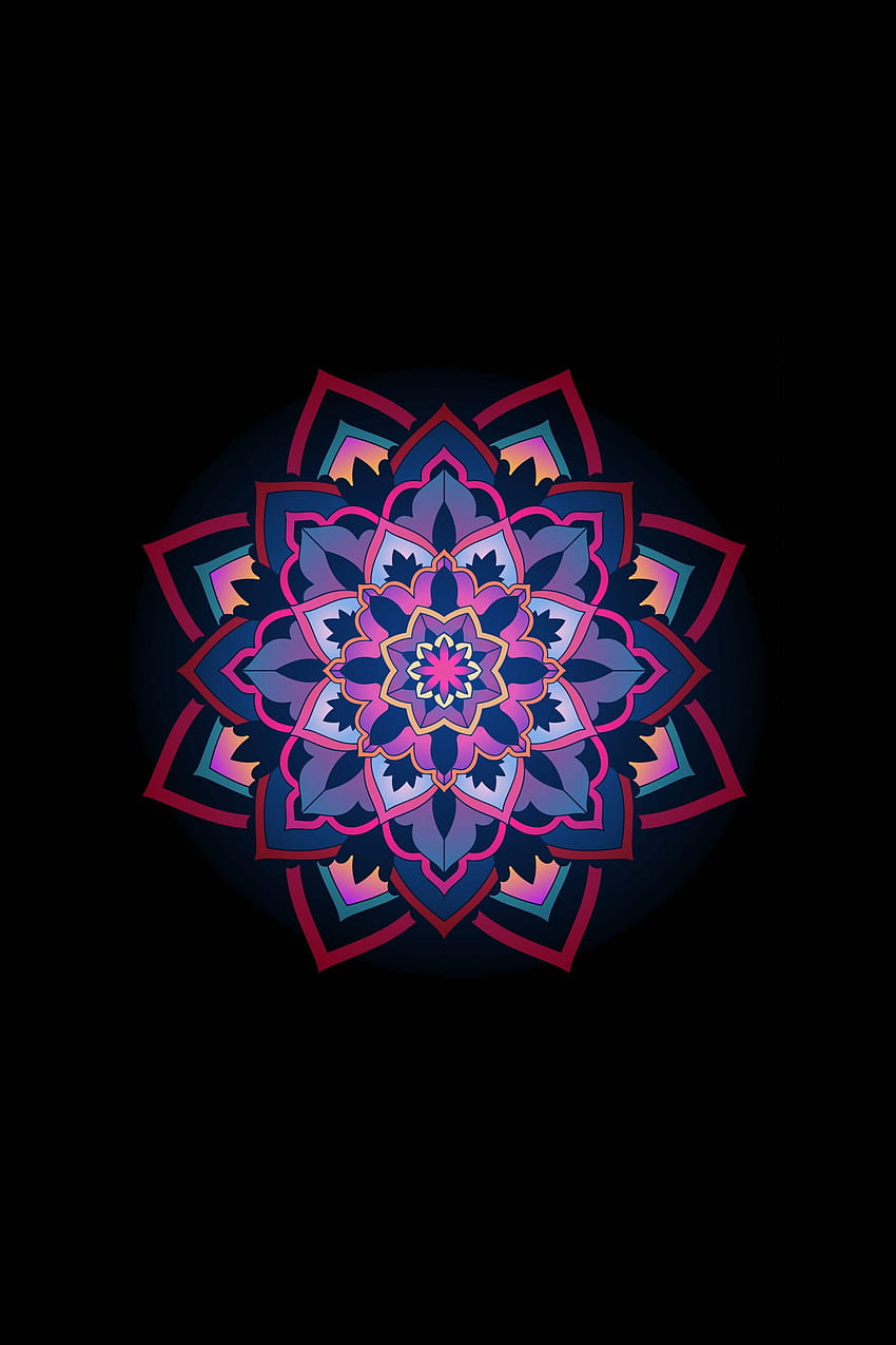 Mandala, Ornament, Muster, Spitze, Durchbrochenes • Für Sie HD-Handy-Hintergrundbild