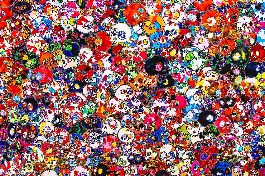Takashi Murakami  Jellyfish Eyes wallpaper 2002  Artsy