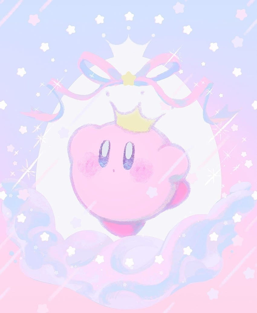 Cute Kirby Drawing posted by Michelle Thompson, kirby aesthetic HD phone wallpaper