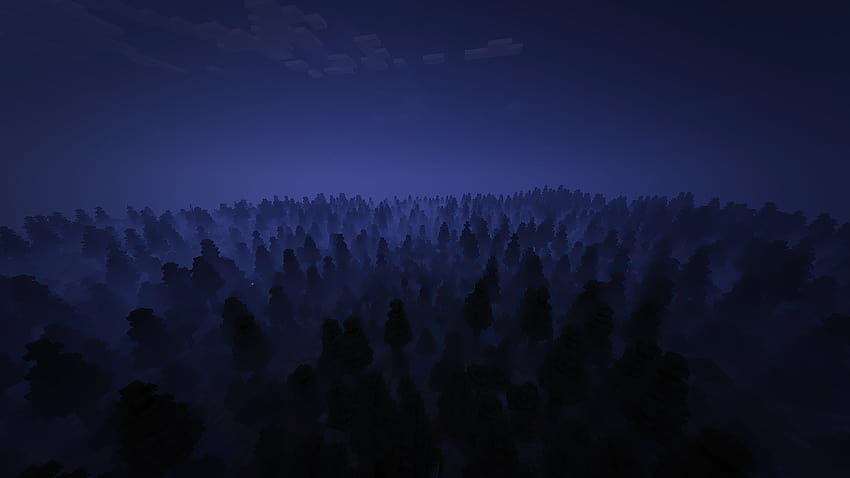 Minecraft Night In The Woods , Spiele, Hintergründe und HD-Hintergrundbild