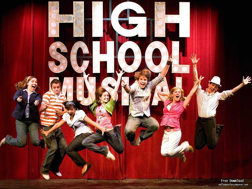 7 High School Musical, musical do ensino médio o musical a série cantar junto papel de parede HD