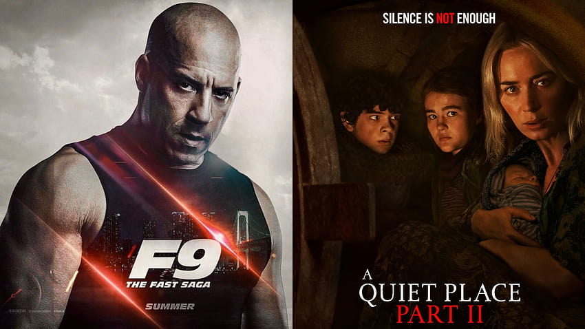 Fast & Furious 9 repoussé au 25 juin ; Une sortie de Quiet Place Part II déplacée jusqu'en mai Fond d'écran HD