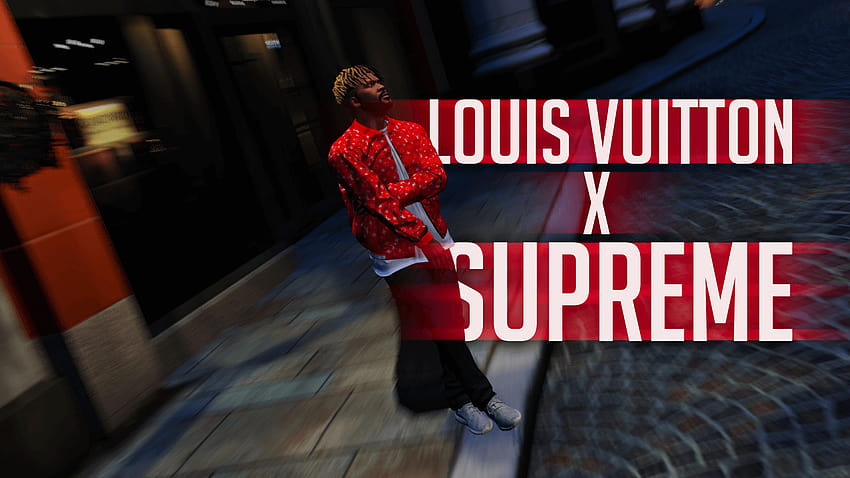 Supreme x Louis Vuitton Red/White Monogram Jacket, supreme louis