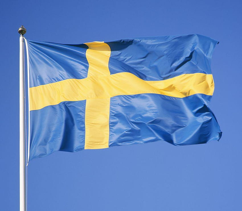Bendera Swedia, bendera Swedia Wallpaper HD