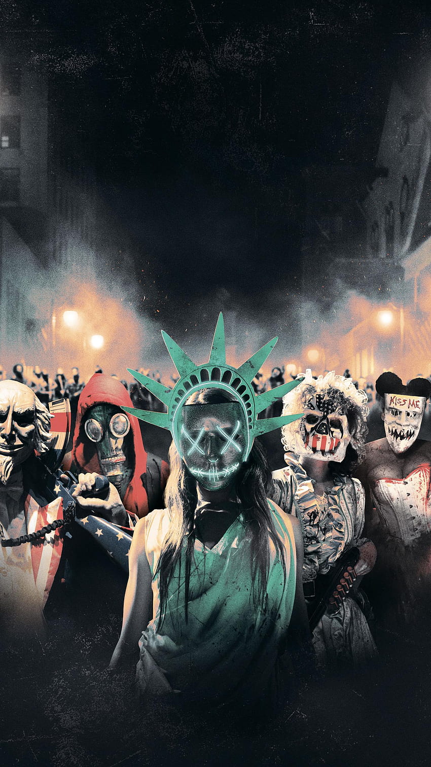The Purge: Election Year, purge mask HD phone wallpaper