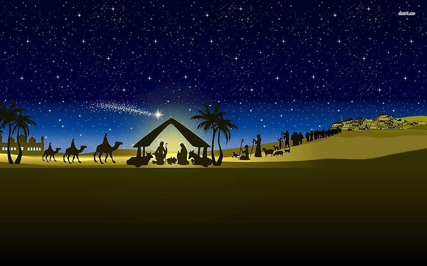 Lección de Navidad: ¿Por qué nació Jesús en un pesebre? fondo de pantalla