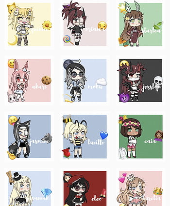 🌹Gacha outfits (credit: @klau.xm - instagram)🌹