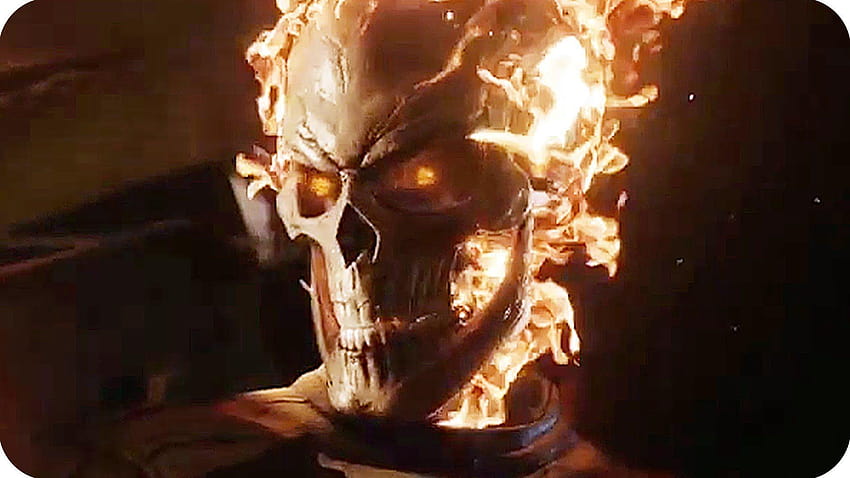 MARVELS AGENTES DE SHIELD Temporada 4 Creando el Ghost Rider, cara de Ghost Rider fondo de pantalla