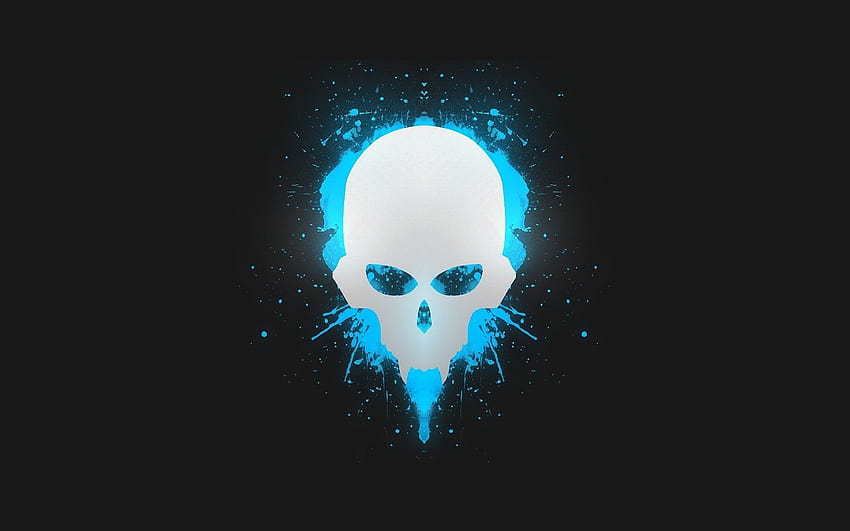 skull, Minimalism, PGc / and Mobile Backgrounds HD wallpaper