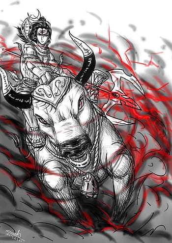 lord Shiva Angry by bhaskyboy on DeviantArt