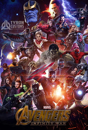 Avengers infinity war fan art HD wallpapers | Pxfuel