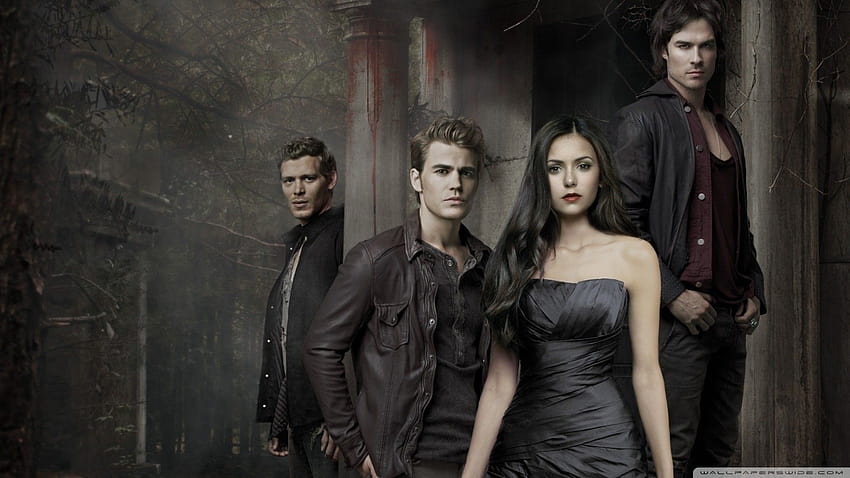 The Vampire Diaries, Elena Gilbert, Damon Salvatore, Stefan Salvatore, Klaus Mikaelson, TV, damon ve klaus HD duvar kağıdı