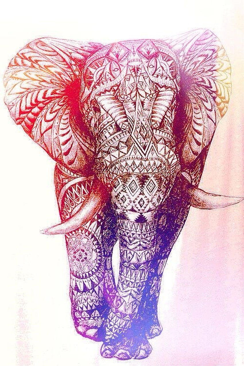 Karen Eyles on Boho, boho elephants HD phone wallpaper