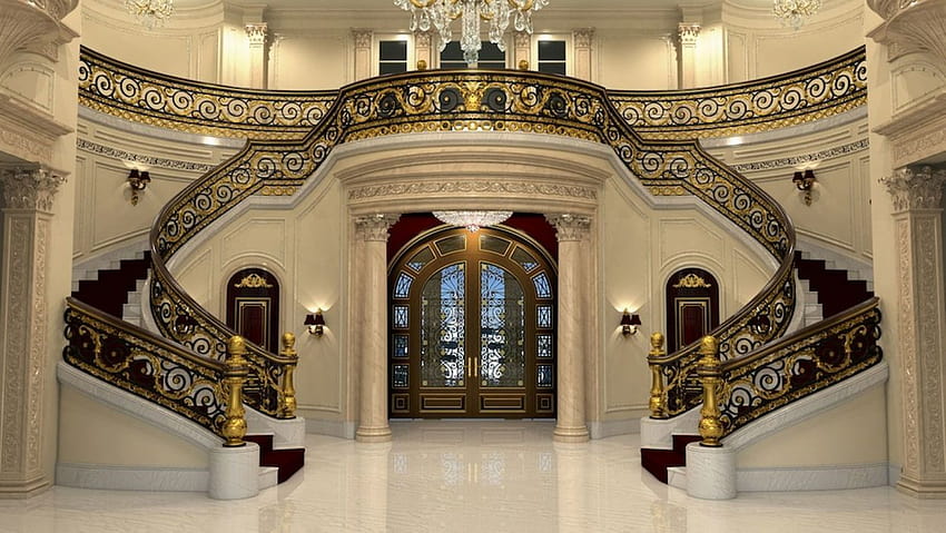 Pay Americas Most Expensive House Interior Escalera, mansion interior HD wallpaper
