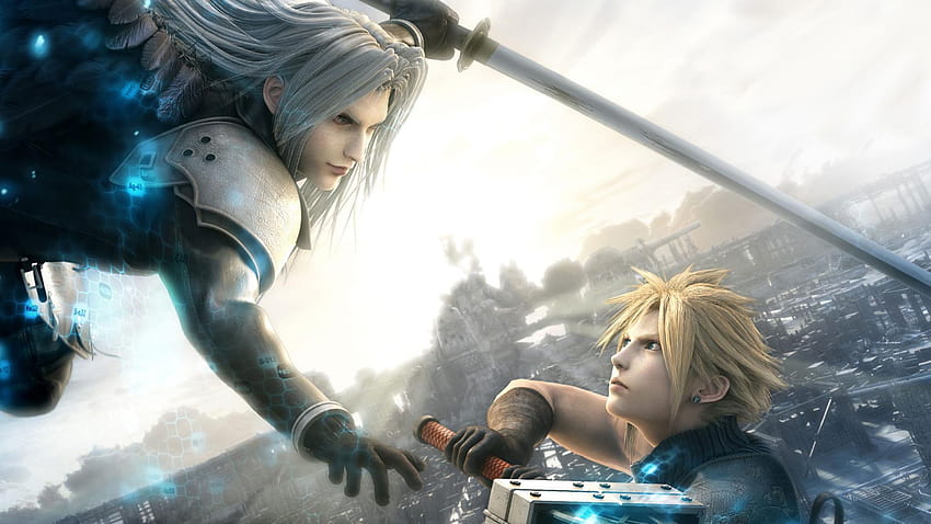 Cloud Strife, Final Fantasy, Final Fantasy VII, Sephiroth, ffvii HD-Hintergrundbild