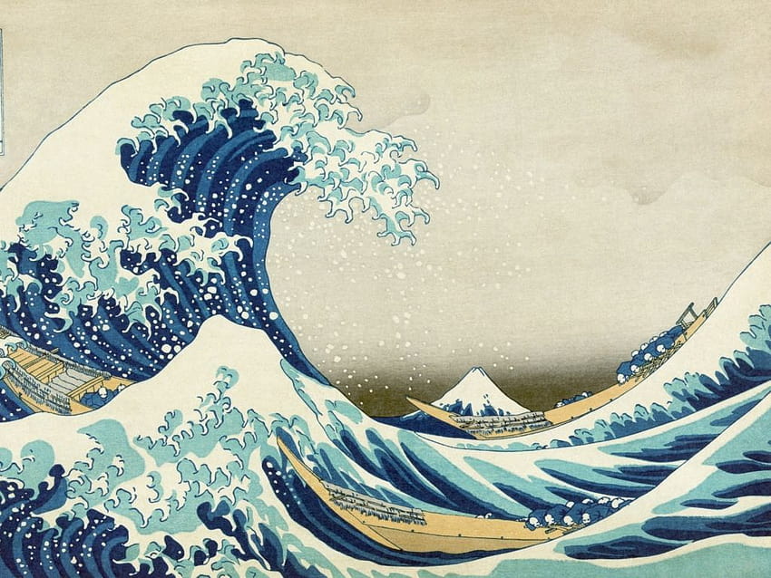 4 Great Wave Off Kanagawa, japanese waves HD wallpaper | Pxfuel