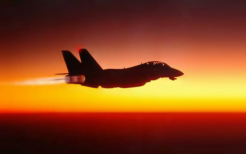 F14 tomcat sunset, f 14 tomcat HD wallpaper