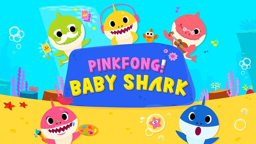 PINKFONG Baby Shark HD wallpaper
