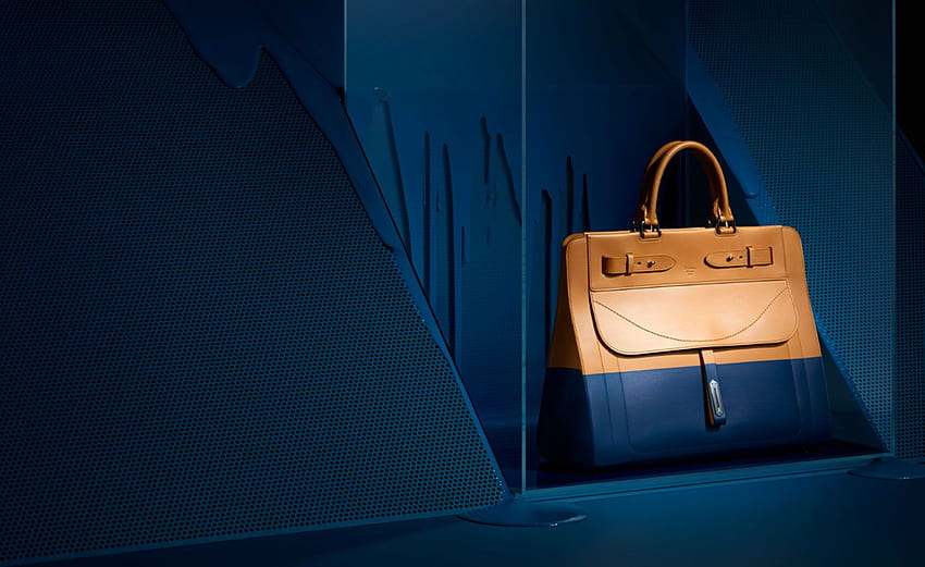 Blue print: Fontana Milano 1915's 'A' bag collaboration with *, handbag HD wallpaper