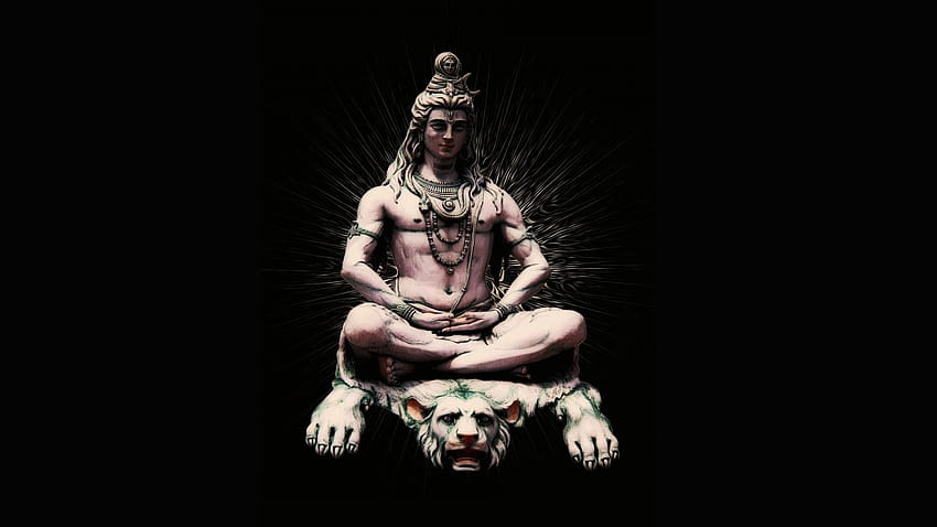 Lord Shiva Heykeli 43097, meditasyon yapan shiva HD duvar kağıdı