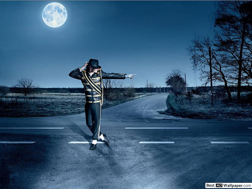 Michael Jackson's moon walk dance HD wallpaper