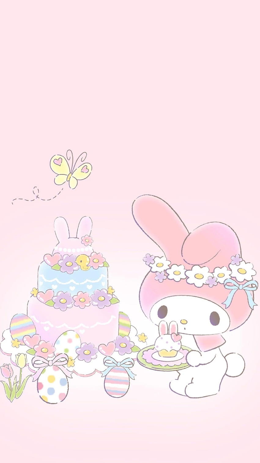 My Melody~Easter spring ., kawaii spring HD phone wallpaper