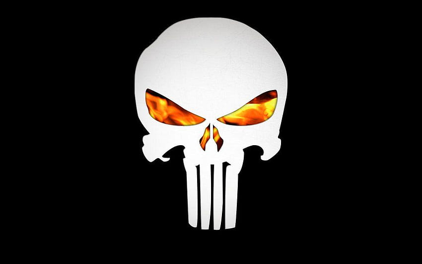Punisher Skull Iphone, логото на Punisher HD тапет