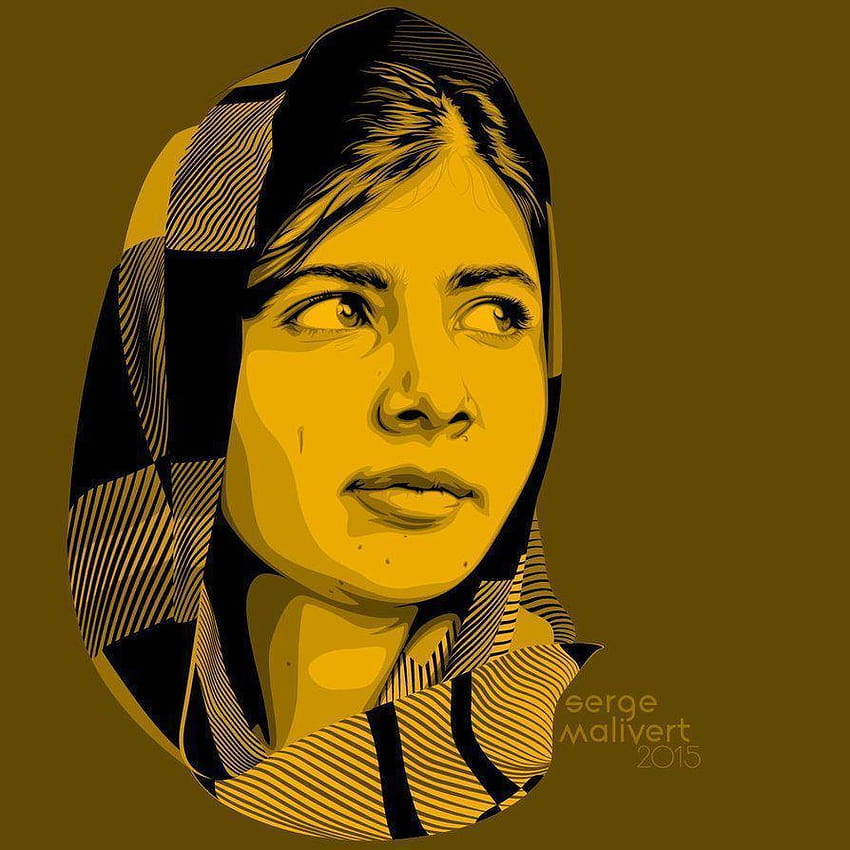 Malala Yousafzai by sergemalivert HD phone wallpaper