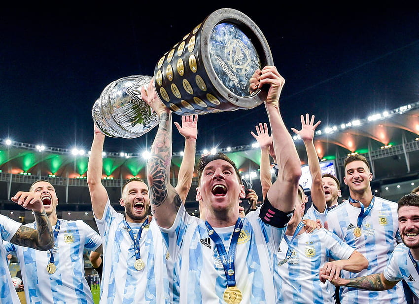 Argentina Copa América Champions 2021, argentina copa america champions 2021 Sfondo HD