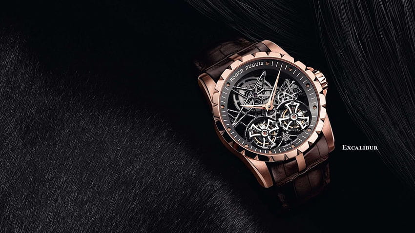 Roger Dubuis Reloj Tiempo Reloj Joyería Detalle Lujo, reloj de lujo fondo de pantalla