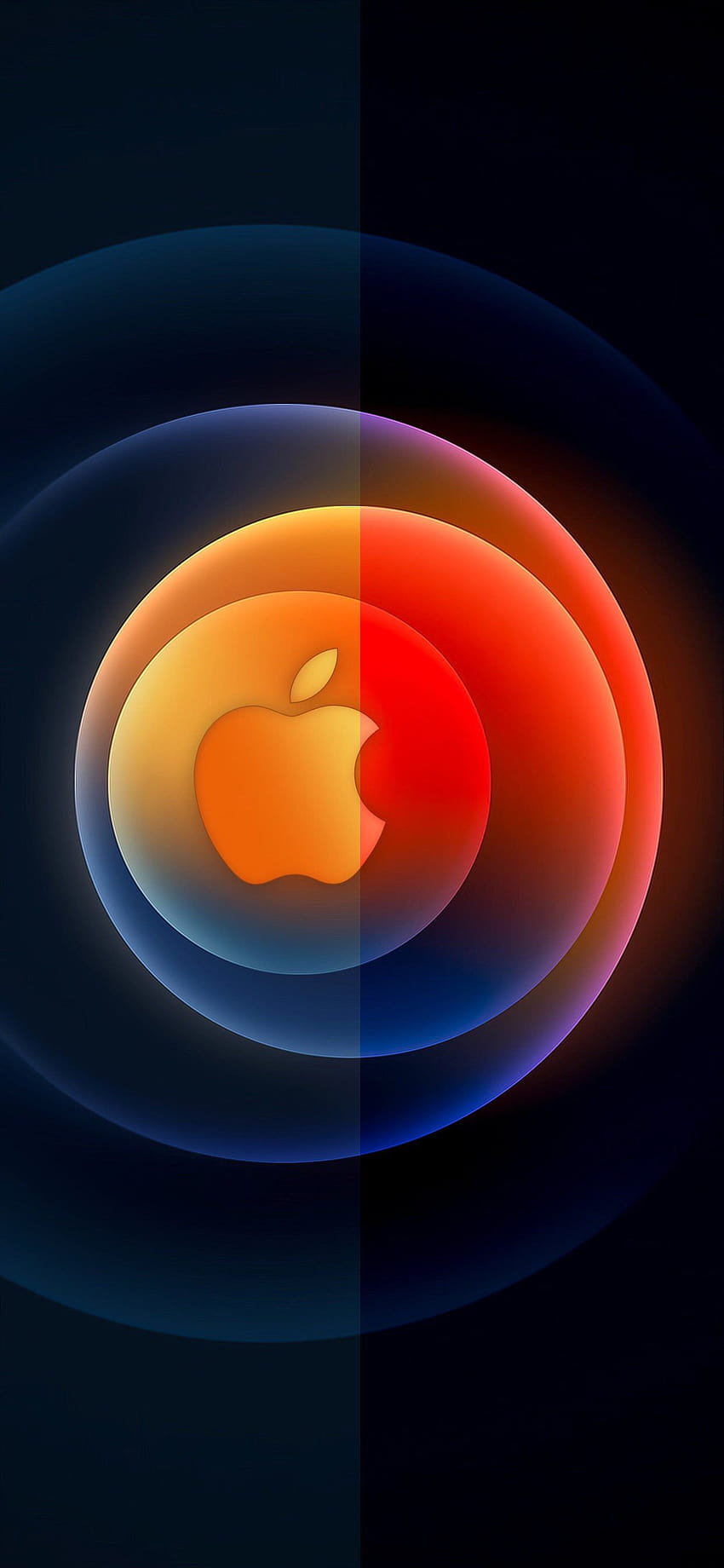 Събитие на Apple 13 октомври DUO лого от AR7 iPhone 11, лого на Apple iphone 11 pro max HD тапет за телефон