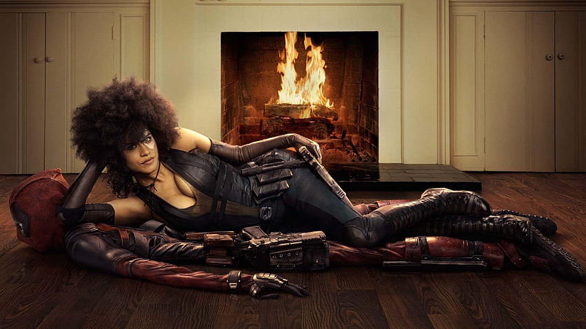 Zazie Beetz as Domino in Deadpool 2 HD wallpaper