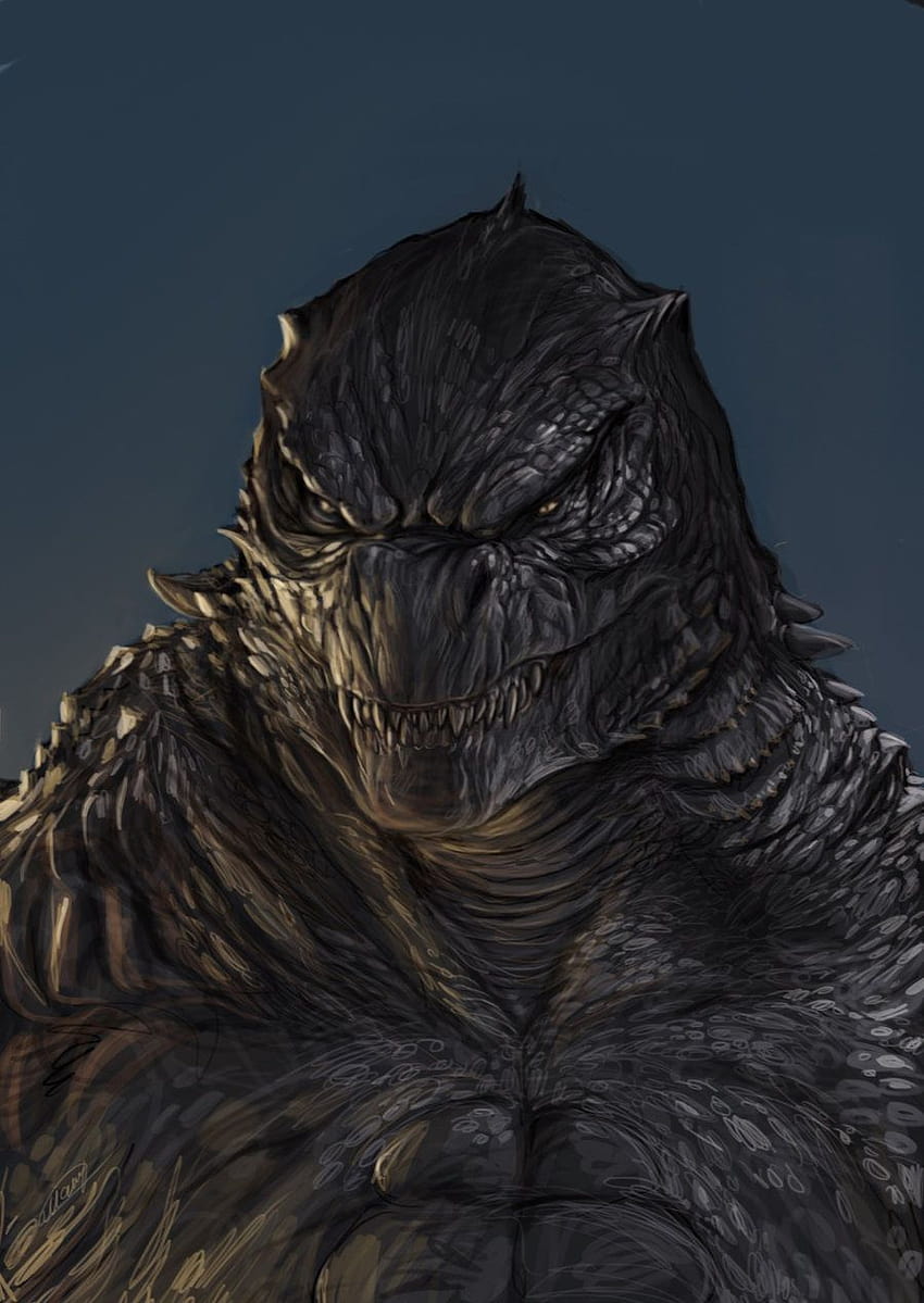 Godzilla von TatianaMakeeva auf deviantART, Godzilla-Gesicht HD-Handy-Hintergrundbild