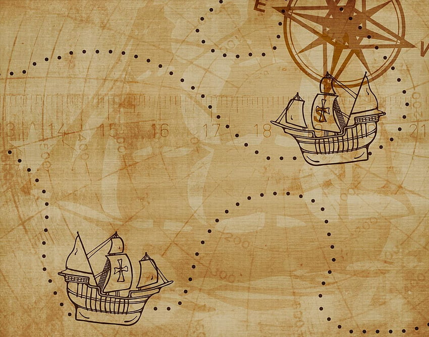 treasure map, pirates treasure background HD wallpaper