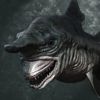 Gallery - Trevor Henderson. Goblin shark, Sharks scary, Creature ...