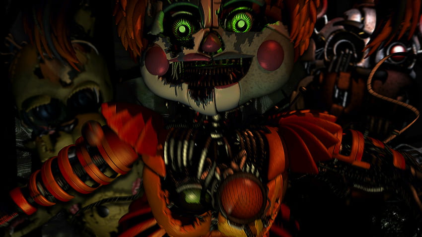 Made a simple FNaF 6 from the animatronics' jumpscare frames : r/fivenightsatfreddys HD wallpaper