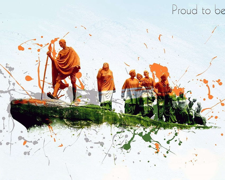 Bendera Terbang India Selamat Hari Kemerdekaan ... Latar belakang, bendera layar penuh Wallpaper HD