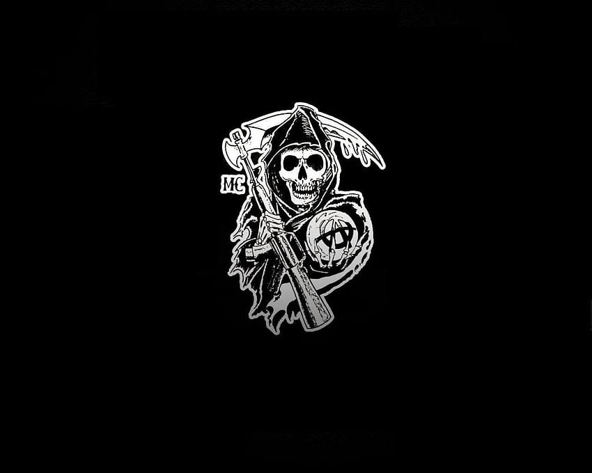 sons of anarchy logo HD wallpaper