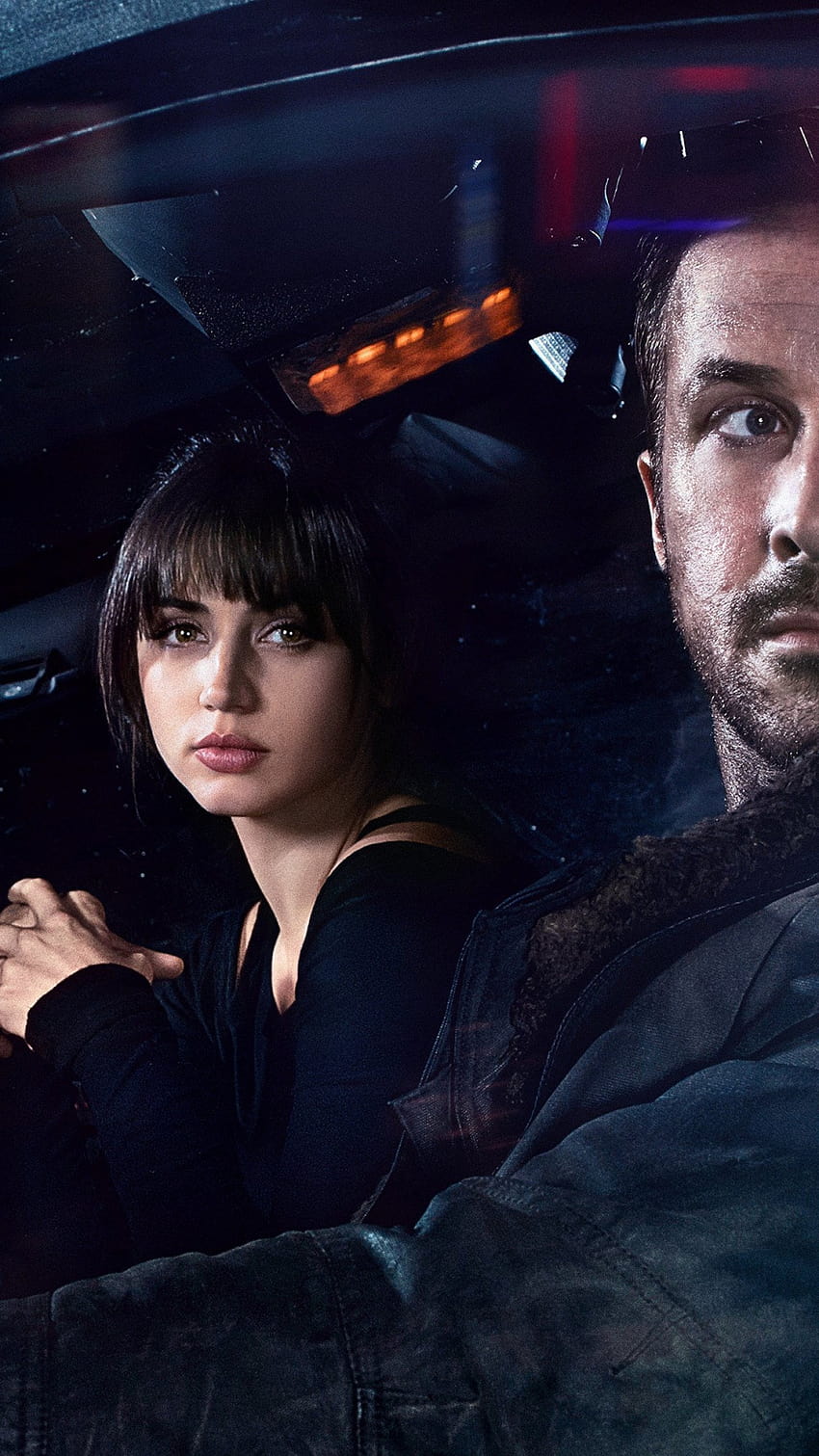 Blade Runner 2049, Ryan Gosling, Ana de Armas, Cine, teléfono ana de armas fondo de pantalla del teléfono