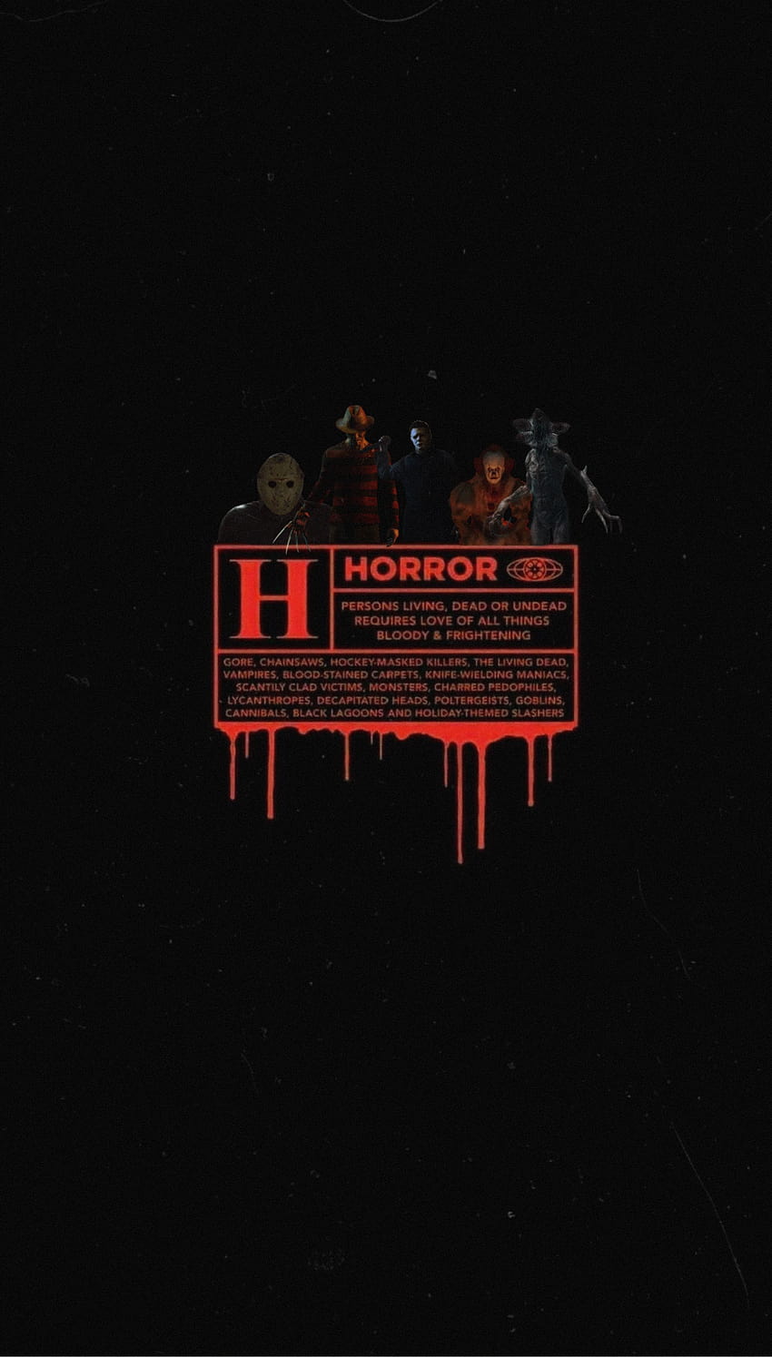 horror movie aesthetic HD phone wallpaper