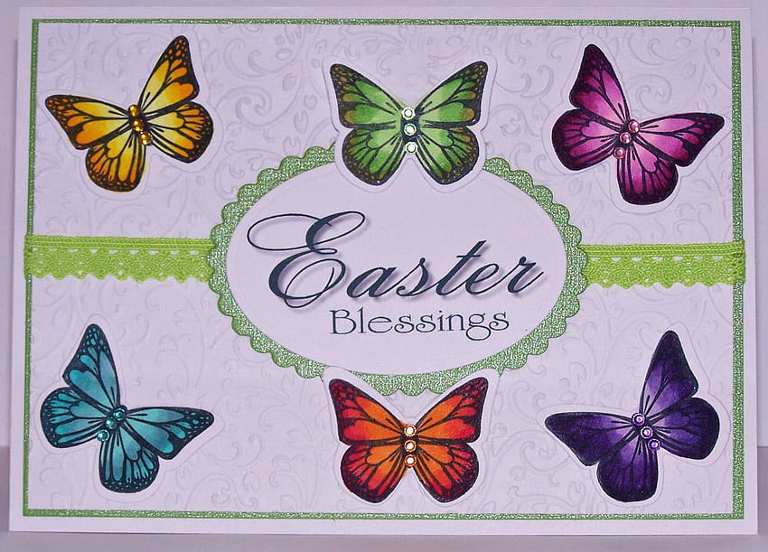 Flutterby Easter, easter butterflies HD wallpaper