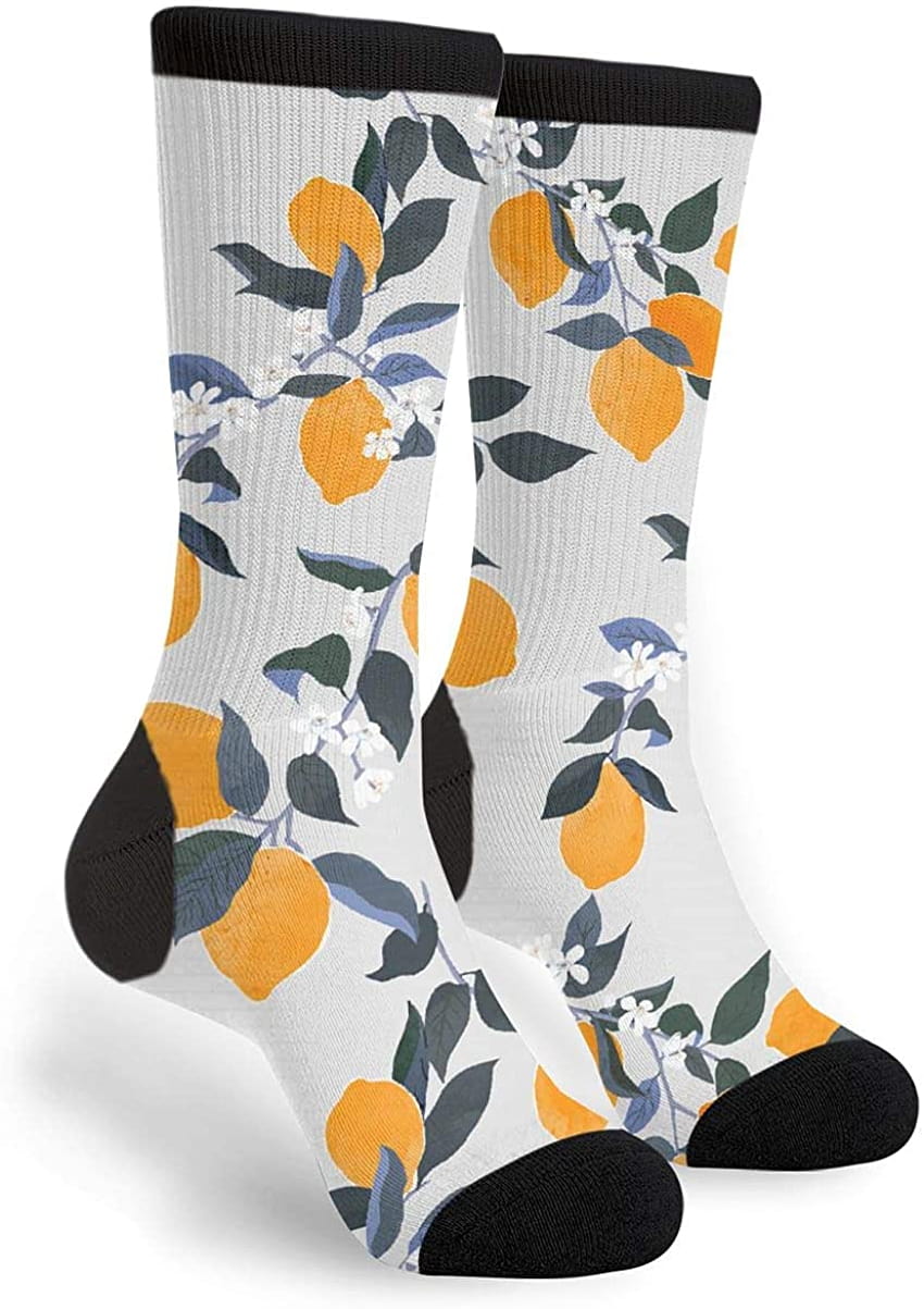 Parlak Limon Yenilikçi Erkek Kadın Havalı Çılgın Komik Spor Renkli Fantezi Grafik Ekip Tüpü Günlük Çorap: Giyim HD telefon duvar kağıdı