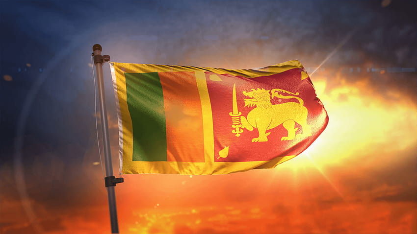 Bandeira do Sri Lanka papel de parede HD