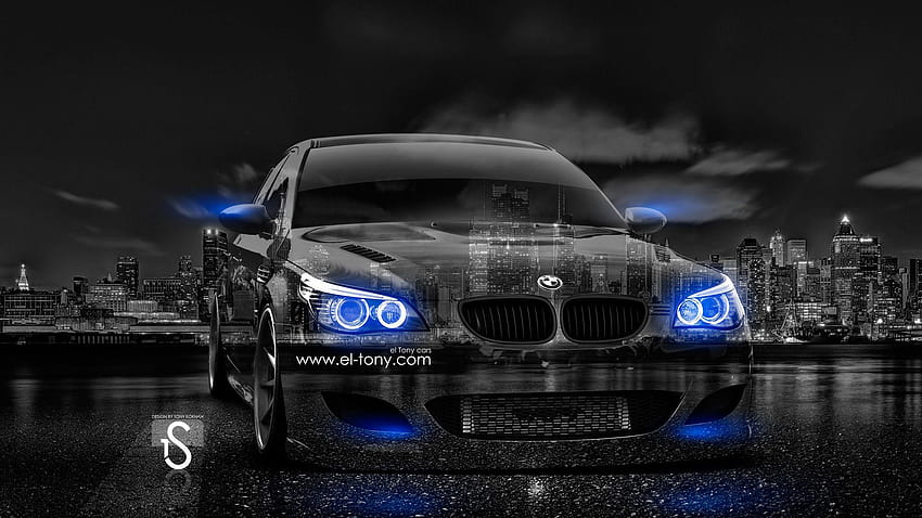 BMW M5 E60 Crystal City Car 2014, bmw e60 silver HD wallpaper
