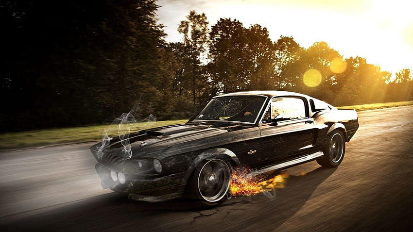 Muscle Car Burnout 9142 HD wallpaper