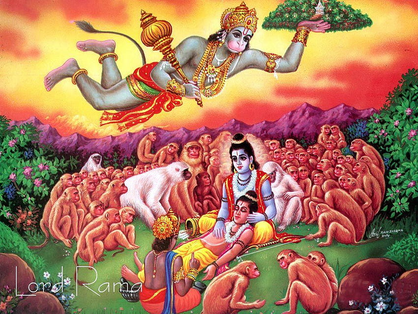 ヒンズー教の神ラム ラマヤン – 最新の祭りの願い、ラーマーヤナ 高画質の壁紙