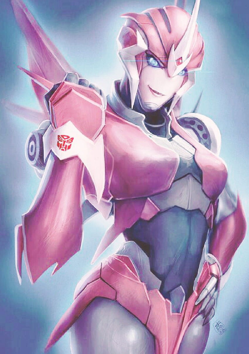 transformers animated pink autobot with blonde hair
